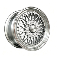 Jantes forgées de style RS de 18/19 pouces, polies, à design rétro en maille profonde, 4x100/5x112 5x120, jantes sport pour BMW VW Audi