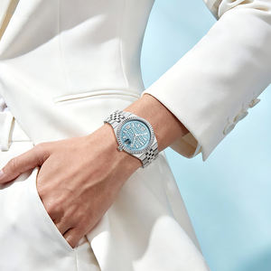 Reloj de Pulsera para Mujer SK para el Mercado Coreano, Diseño Simple y Bonito, Correa de Acero Inoxidable, Reloj de Moda, Gran Venta - Product Image 5