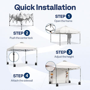 Carpa de Toldo Personalizada de 2x2m para Promoción <span class=keywords><strong>Inmobiliaria</strong></span> y Exteriores para Stands de Exhibición - Product Image 5
