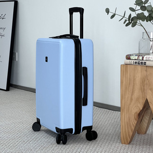 Factory Wholesale Hot Sell Hard Shell 20 24 26 Carry-on Luggage Bag Portable Solid Color Travel Bags Luggage <b>Suitcase</b> Set - Product Image 2