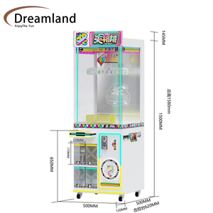 Máquina expendedora de premios Dreamland operada con monedas, mini máquina de juegos con 28 clips para juguetes y regalos. - Product Image 3