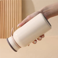 Bouteille d'eau isotherme portable en acier inoxydable 304 avec logo personnalisé, mini-gourde mignonne, idéale comme cadeau pour étudiant