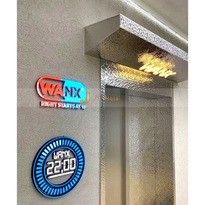 <span class=keywords><strong>J042</strong></span> thời trang trần giả Thiết kế khung cửa Thiết kế thép không gỉ 3D Bảng điều chỉnh với nước gợn kết cấu tùy biến - Product Image 2