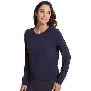 Camiseta de Pijama Personalizada para Mujer, Manga Larga, Cuello Redondo, Ropa de Dormir Suave, Tallas S-XXL - Product Image 4