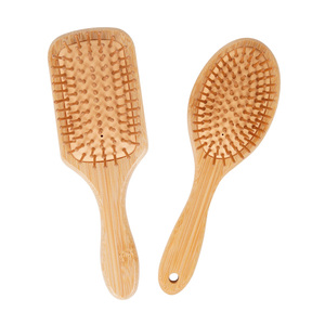 Eco Bamboo Wooden <b>Hair</b> <b>Brush</b> OEM Custom Logo <b>Massage</b> Detangling <b>Hair</b> Air Cushion Comb For Daily <b>Hair</b> Care - Product Image 1