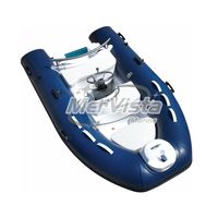 Bateaux pneumatiques à rames RIB300 en PVC/Hypalon à coque rigide de 10 pieds pour 4 personnes