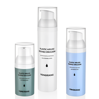 15ml 30ml 50ml Emballage cosmétique de gros Bouteille à pompe sans air rose