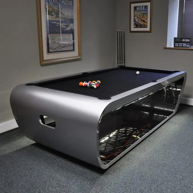 Top Verkauf Massivholz-Schiefer-Pooltisch 7ft/8ft/9ft Pooltisch Billardtisch Pool mit Snooker-Billiardschlüssel