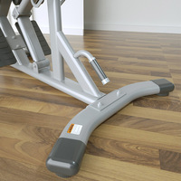 Banc d'hyperextension commercial, machine d'extension dorsale réglable pour entraînement en salle de sport