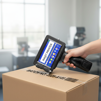 Impresora de Inyección de Tinta Portátil TIJ de 600DPI, Máquina de Codificación Industrial Portátil para Marcar Códigos de Lote, Códigos QR y Códigos de Barras en Todas las Superficies
