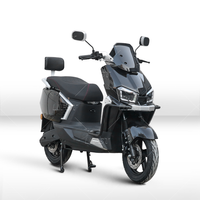 Scooter électrique 1500W, cyclomoteur, pneus 90/90-12 pouces, moto électrique avec compteur de vitesse LCD, motos électriques de rue pour adultes