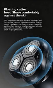 New Electric Shaver USB Rechargeable Men's Shaving Kit with Automatic <b>Sharpening</b> <b>Blades</b> for Home Travel - Product Image 3