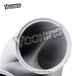 Tubo de Conexión de Escape Universal en X de Acero Inoxidable de 2.5 Pulgadas de Alta Calidad YK para Autos BMW, Audi, VW, <span class=keywords><strong>Abarth</strong></span>, 1.5 mm - Product Image 2