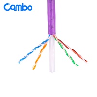 Harga pabrik Utp Cat6 1000 meter Plenum 1000ft Cat6 kabel Ethernet 15cm Utp Cat6 500m 2500m kabel jaringan Utp
