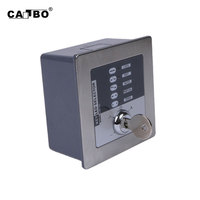 Saklar Kunci LED Pintu Masuk Otomatis CANBO M-242 Bahan Stainless Steel untuk Penggunaan Industri Garasi, Saklar Fungsi 5 Posisi Modern