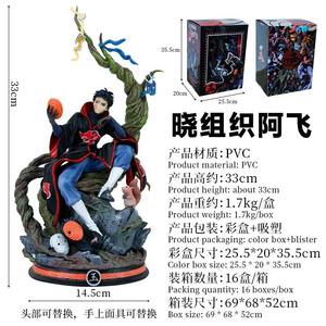 Hoge Kwaliteit 34Cm Pvc Anime Figuur Voor <span class=keywords><strong>Uchiha</strong></span> Voor Ob-It-O Model Ornament Met <span class=keywords><strong>Sharingan</strong></span> Cadeau - Product Image 2