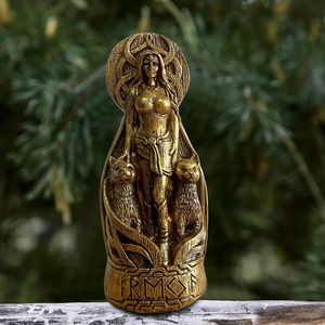 Paganisme Autel Résine Sculpture WJB29 Freya Païen Résine Ornements Nouveau <span class=keywords><strong>Dieu</strong></span> Déesse Grecque Statue Autel Jardin Décoration - Product Image 2