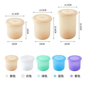 Contenitori per Alimenti in Silicone di Grado Commerciale a Prova di Perdite con Coperchi Ermetici, Adatti per Congelatore e Frigorifero, per Ristoranti e Catering - Product Image 2