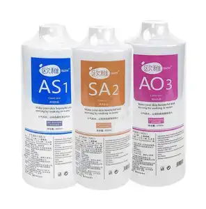 氧气水力美容机面部清洁液400毫升AS1 SA2 AO3用于面部机器专业皮肤深层清洁