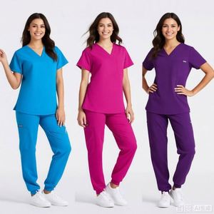 Wholesale Premium Unisex Medical Scrub Uniforms High Quality Hospital Workwear Custom Stretch Scrubs Uniforms <b>Sets</b> for <b>Doctors</b> - Product Image 3