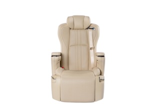 Asiento Trasero Plegable de Tres Plazas, Tipo Cama, de Lujo VIP, con Reposabrazos y Control Central - Product Image 2