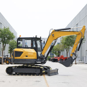 Frete Grátis Escavadeira 6.5 Ton Kubota Motor EPA Digger Farm Pequenas Escavadeiras Preços Mini Escavadeira De Esteira - Product Image 2