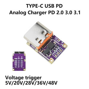 Module de charge rapide PD3.0 PD3.1 QC3.0 Décodeur de tension DC 5_9_12_15_20_28_36_48V Déclencheur de tension PD vers DC Interface Type C - Product Image 5