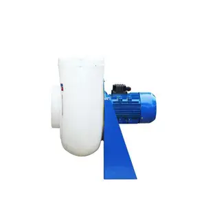 250mm Outlet Direction Adjustable PP Anti Corrosion Centrifugal Blower Fan with Plastic Backward Impeller