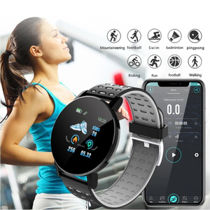 Reloj Inteligente 119 Plus para <span class=keywords><strong>Hombre</strong></span>, Monitor de Ritmo Cardíaco, Presión Arterial, Resistente al Agua IP67, Deportivo, <span class=keywords><strong>Redondo</strong></span>, Monitor de Actividad Física para Mujer, Reloj Inteligente - Product Image 4