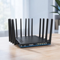 Routeur WiFi 6 industriel OpenWRT 5G CPE avec MTK7981B Gigabit WAN LAN double SIM Failover ODM OEM
