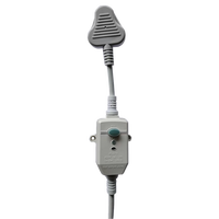 Prise intelligente sud-africaine 10/16A avec ELCB RCD PRCD GFCI ABS, prise de courant en cuivre, matériau PVC, protection contre les fuites