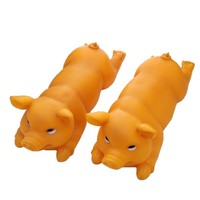 Juguetes para masticar para mascotas con sonido de perro, serie de comida simulada, cerdo asado y pato, de gran venta, para entrenamiento directo