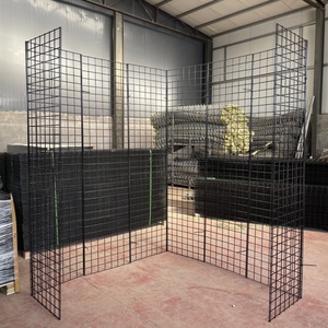 2x8 feet lưới Tấm tường màu đen nặng nhiệm vụ bóng bề mặt lưới tấm Tường - Product Image 5