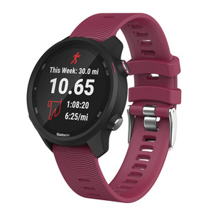 Correas Deportivas de Silicona de Repuesto para <span class=keywords><strong>Garmin</strong></span> Forerunner <span class=keywords><strong>645</strong></span> 245 Music Vivoactive 3 - Product Image 4