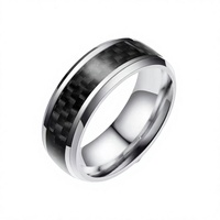 Bagues de mariage vintage en acier inoxydable avec incrustation de zircon en forme de cœur, style classique, pour hommes et femmes