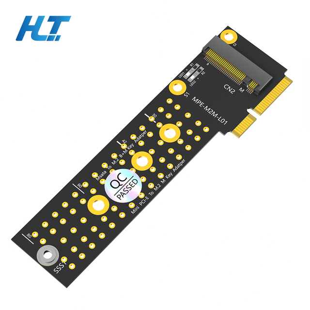 Mini PCI-e M.2 M Key Adapter NVMe SSD Converter for Computer Supports 2230/2242/2260/2280 Industrial PC/Desktop Expansion Stock