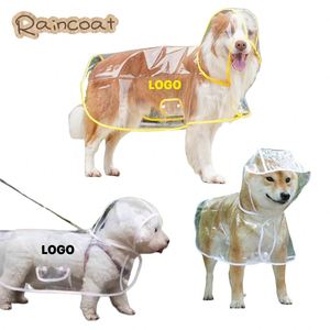 Vente en gros d'usine - Imperméable pour chien avec capuche - Poncho transparent - Plusieurs couleurs pour chiens et chats - Product Image 1