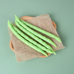 Modelos de verduras simuladas (frijoles verdes y judías largas), platos falsos para series de televisión y películas, accesorios para filmación y cocina. - Product Image 2