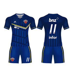 2019 china wholesale football shirt custom print design football jersey maker breathable clothing practice football jersey - Product Image 3