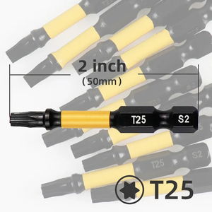 Jeu de tournevis à embouts magnétiques T25 personnalisés pour visseuse électrique - Product Image 3