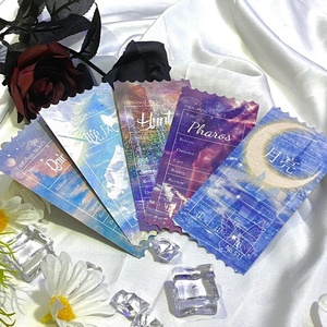 <span class=keywords><strong>2023</strong></span> nouvelle conception personnalisée Double face impression hologramme papier carte Kpop idole Slogan bannière cartes postales Comic Con billets de Concert - Product Image 3