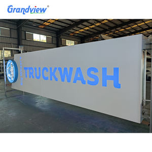 Panneau extérieur de recherche de voie extérieure Panneau de pylône de <span class=keywords><strong>lavage</strong></span> de camion sur pied Panneau de pylône de <span class=keywords><strong>lavage</strong></span> de voiture publicitaire illuminé - Product Image 5
