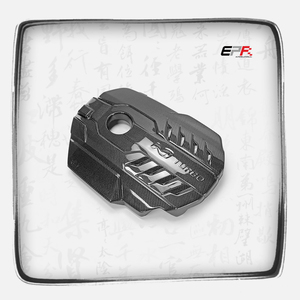 ฝาครอบเครื่องยนต์คาร์บอนแท้สำหรับ Hyundai G4kh/theta II 2.0 Turbo GDI ฝาครอบเครื่องยนต์ยังพอดีกับ I30N/Elantra n/kona n/veloster N - Product Image 1