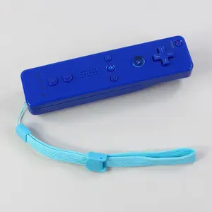 Lanyard pegangan tangan dapat diatur pendek antijatuh tali biru dengan Lanyard pengendali Game Lanyard Nintend Wii Remote PS3 Move3DS