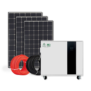 Prix d'usine, batterie au lithium 5KWH 10KWH, faible coût, système d'énergie solaire 3000w 5000w, kit tout-en-un - Product Image 3