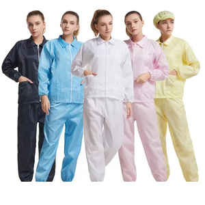 High Quality <strong>Combat</strong> T-shirt Antistatic Cloth Cover Launderable Cleanroom Coveralls Oem Esd Coverall Anti Static Jacket - Product Image 3