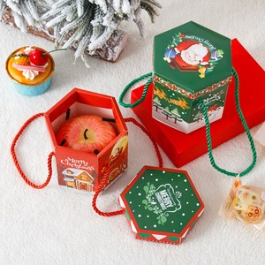 <b>Christmas</b> gift three-dimensional square/cylindrical decorative paper <b>box</b> can be customized - Product Image 2