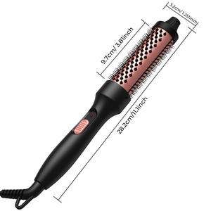 Professional Hair <b>Curling</b> Iron With Tourmaline Ceramic Barrel 2 In 1 Straightener For Dry Hair Salon Styling Tool - Product Image 2