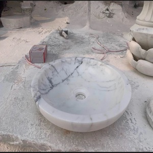 อ่างล้างหน้าเซรามิกดีไซน์ทันสมัยจากซัพพลายเออร์อินเดีย ขายตรง ปรับแต่งสีได้ รูปทรงวงรี อ่างหินอ่อน พร้อมท่อระบายน้ำแบบประหยัดพลังงาน - Product Image 2