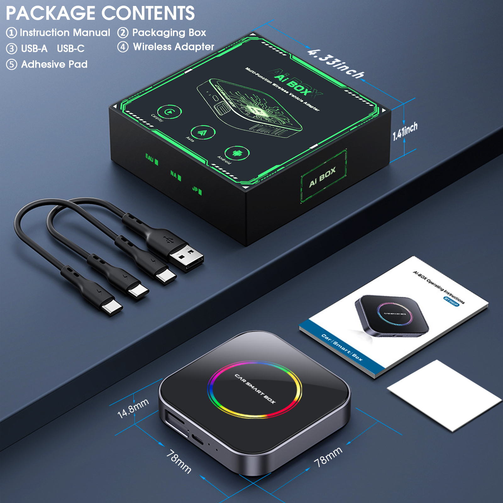 4+64GB Single-band Wi-Fi (2.4GHz)